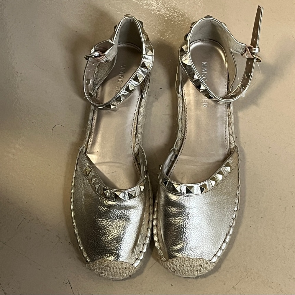 Marc Fisher Graze 2 Gold Espadrilles Sandals